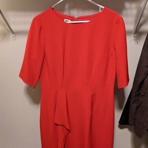 Ann Klein Red Sheath Dress - Size 14